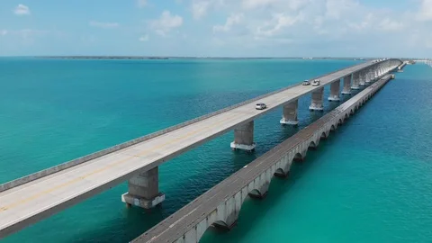 Overseas Bridge Lower Stock Footage 103767699