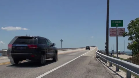 Overseas Highway, Florida Keys Stock Footage 40097784