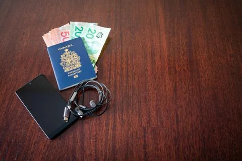 Overseas travel essentials Stock Photos