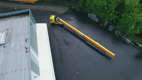 Oversized road transport. Stock Footage 241100446