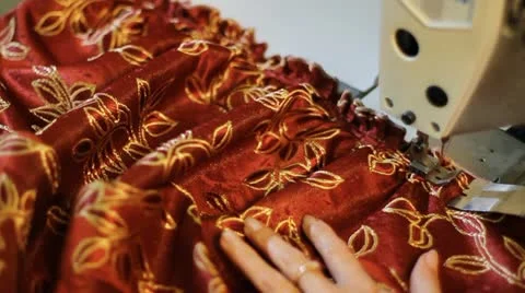 Overstitching machine Stock-Footage 12377131