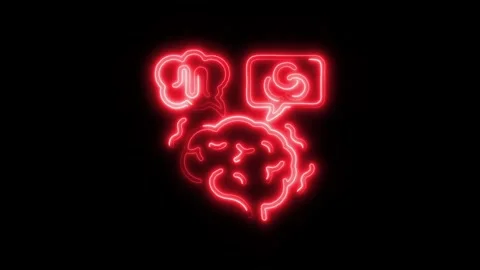 Overthinking Outline Icon in HD Video Ne... | Stock Video | Pond5
