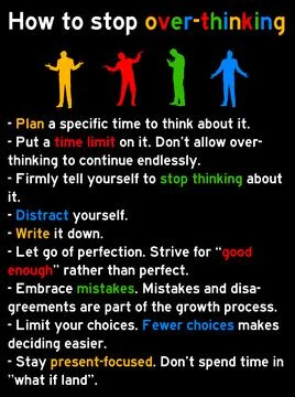 Overthinking things Stock Illustration