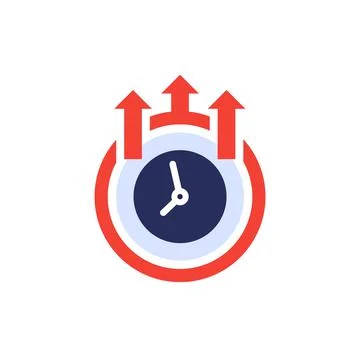 Overtime icon, more time at work vector イラスト素材