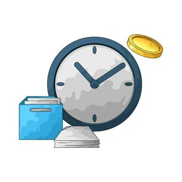Overtime illustration Stock Illustration