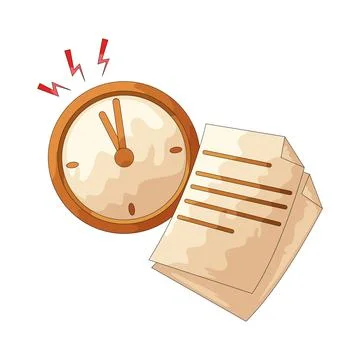 Overtime illustration Stock Illustration