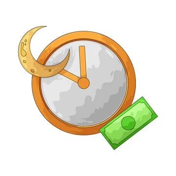Overtime illustration Stock Illustration