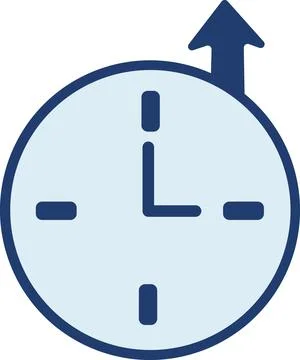 Overtime, Time Extension, Clock Increase Stock Illustration