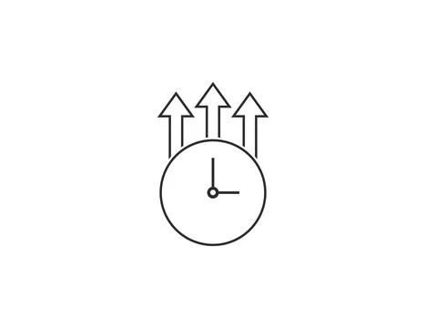 Overtime, time icon. Vector illustration. イラスト素材