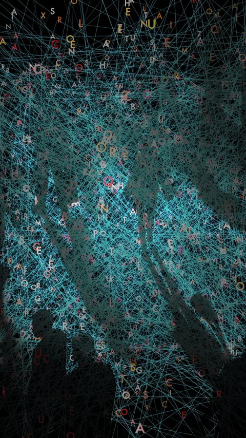 An Overview of Abstract Digital Network Connectivity Visualization and Its Stock Footage 289114934