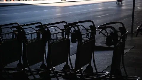 Overview of Barcelona airport Stock Footage 70994754
