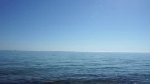 Overview of the beach in Crotone Stock Footage 78683079