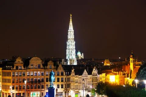 Overview of brussels, belgium Stock Photos