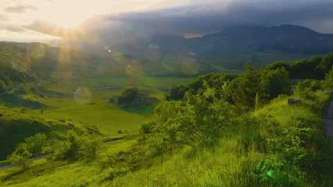 Overview of Campo Imperatore Stock Footage 133816831