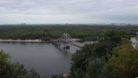 Overview of the city Kiev Stock Footage 113884776