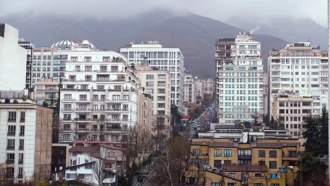 Overview of the city Tehran Stock Footage 335958917