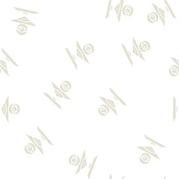 Overview computer display glyph seamless pattern イラスト素材