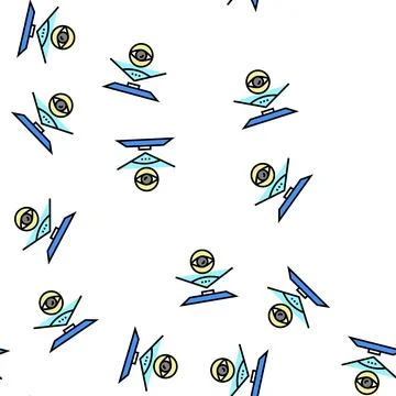 Overview computer display vector seamless pattern Stockillustratie