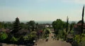 Overview from hindu mother temple Besakih at Bali HD Footage