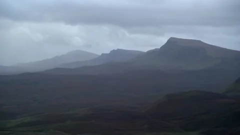 An overview of Isle of Skye mountains Stock-Footage 146178062