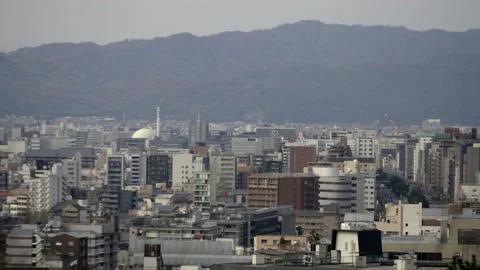 Overview of Kyoto Stock Footage 239238973