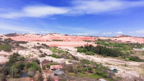 Overview of land development area in Tan Thanh, Ham Thuan Nam, Binh Thuan 動画素材 332737345