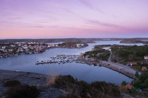 A overview look at smogen from johannesvik 스톡 사진
