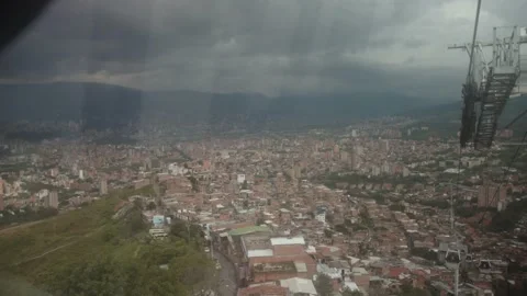 Overview of Medellin Stockbeeldmateriaal 160388940