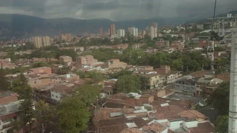 Overview of Medellin Stockbeeldmateriaal 160389138