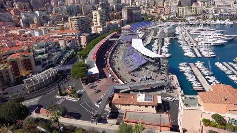Overview of Monaco Stock Footage 220875730