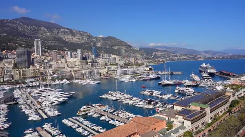Overview of Monaco Stock Footage 220875777