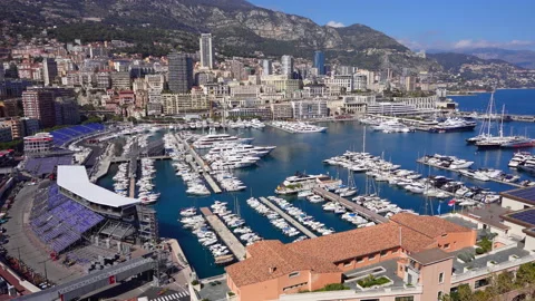 Overview of Monaco Stock Footage 220875799