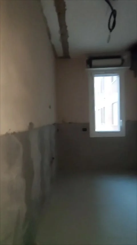 Overview of the renovation site Video stock 321004393