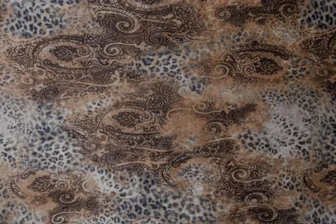 Overview of retro fabric with textile texture background Stock-Fotos