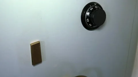 Overview safe door Stock Footage 61482738