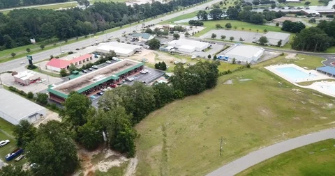 An Overview Of A Suburban Area Stock Footage 110354199