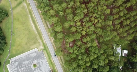 An Overview Of A Suburban Area Stock Footage 110363472