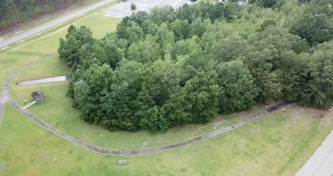 An Overview Of A Suburban Area Stock Footage 110605412