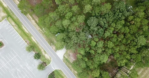 An Overview Of A Suburban Area Stock Footage 110618195