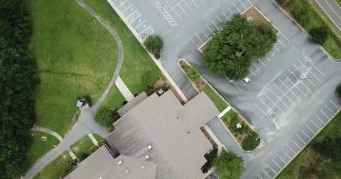 An Overview Of A Suburban Area Stock Footage 110618639