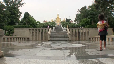Overview of the tample in Thailand 動画素材 71086633