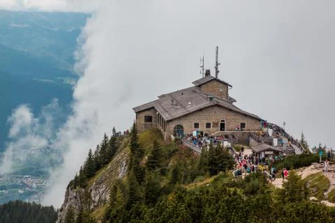 Overview from the top of eagle nest in Germany Stock Photos