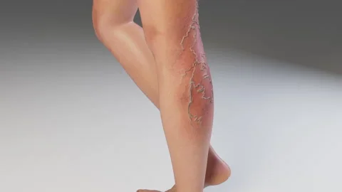 Overview of Varicose Veins 스톡 동영상 255202680