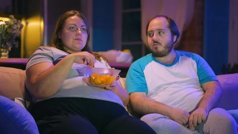 Cheerful Young Couple Watching Tv Together Stock Photo 109562051 |  Shutterstock