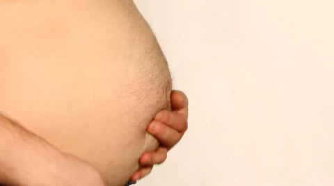 Overweight man Stock Footage 10785741