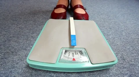 Overweight woman. Stock Footage 44190675