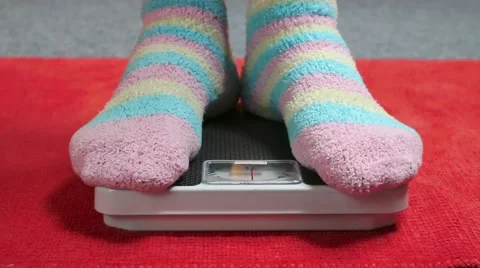Overweight woman. 스톡 동영상 44191826