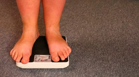 Overweight woman. Stock Footage 44191896