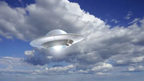 Ovni moving into Sky clouds Stock Footage 149246710