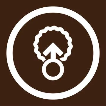 Ovum Penetration Rounded Vector Icon イラスト素材